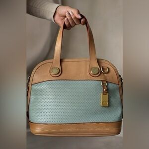 Dooney & Bourke Cabriolet Slate Blue Satchel Bag